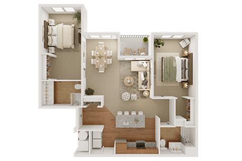 The Glendon Floor Plan at Mallory Ridge, Bloomfield, CT, 06002